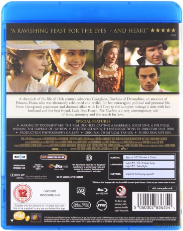 The Duchess (Księżna) [Blu-Ray]