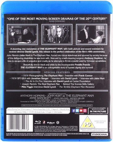 The Elephant Man (Anniversary Edition) (Człowiek słoń) [Blu-Ray]