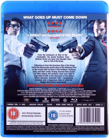 The Fall Of The Krays [Blu-Ray]
