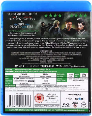 The Girl Who Kicked The Hornets Nest [Blu-Ray]