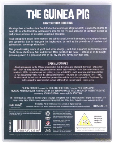 The Guinea Pig (Eksperyment) [Blu-Ray]+[DVD]