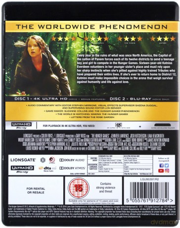 The Hunger Games 1-4 [Blu-Ray 4K]+[Blu-Ray]