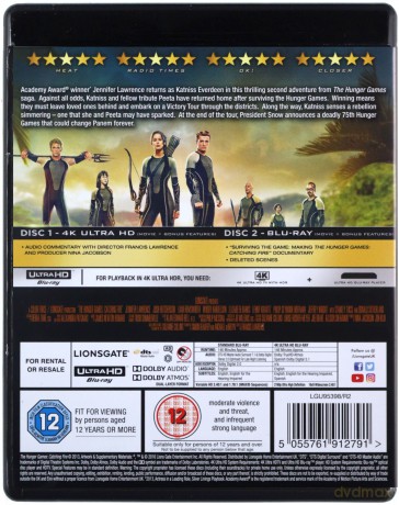 The Hunger Games 1-4 [Blu-Ray 4K]+[Blu-Ray]