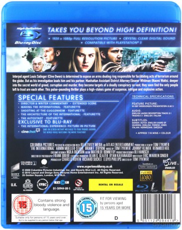 The International [Blu-Ray]
