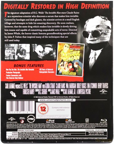 The Invisible Man (Niewidzialny człowiek) (steelbook) [Blu-Ray]