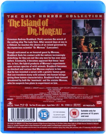 The Island Of Dr Moreau (Wyspa doktora Moreau) [Blu-Ray]