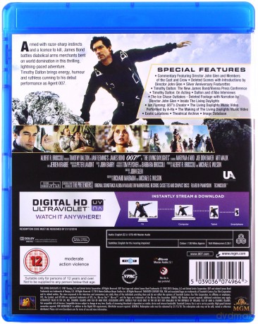 007 James Bond The Living Daylights (W obliczu śmierci) [Blu-Ray]