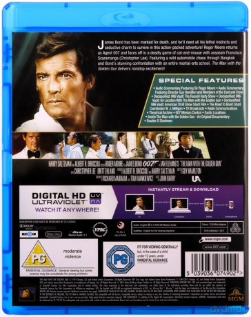007 James Bond The Man With The Golden Gun (Człowiek ze złotym pistoletem) [Blu-Ray]
