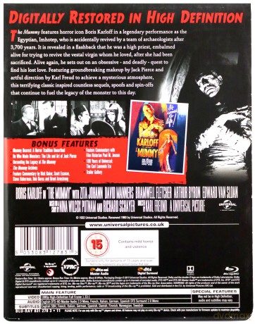 The Mummy (1932) (steelbook) [Blu-Ray]