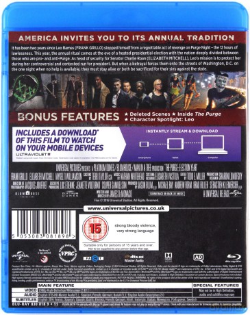 The Purge - Election Year (Noc oczyszczenia: Czas wyboru) [2xBlu-Ray]
