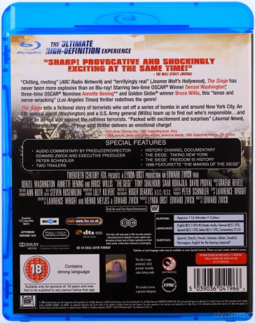 The Siege (Stan oblężenia) [Blu-Ray]