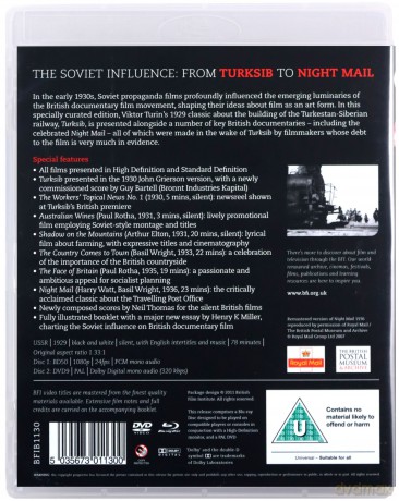 The Soviet Influence - From Turksib To Night Mail [Blu-Ray]+[DVD]