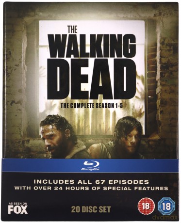 The Walking Dead: Seasons 1 to 5 [20xBlu-Ray]
