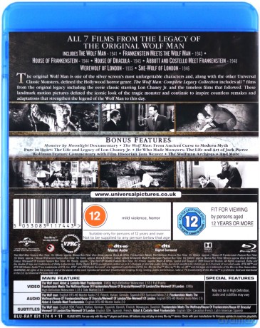 The Wolf Man Complete Legacy Collection [4xBlu-Ray]