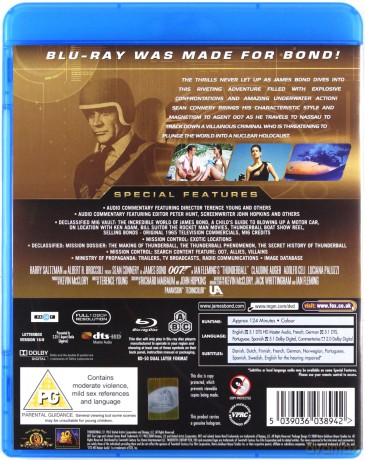 007 James Bond Thunderball (Operacja 'Piorun') [Blu-Ray]