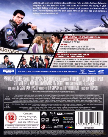 Top Gun [Blu-Ray 4K]+[Blu-Ray]