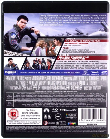 Top Gun [Blu-Ray 4K]+[Blu-Ray]