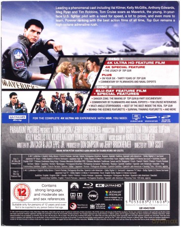 Top Gun [Blu-Ray 4K]+[Blu-Ray]