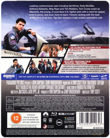 Top Gun (steelbook) [Blu-Ray 4K]+[Blu-Ray]