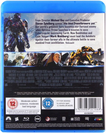 Transformers 5 - The Last Knight (Ostatni rycerz) [Blu-Ray]