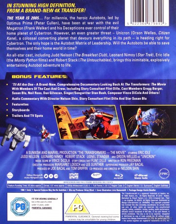 Transformers The Movie - Anniversary Edition [2xBlu-Ray]