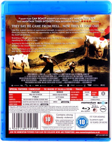 Valhalla Rising (Valhalla: Mroczny wojownik) [Blu-Ray]
