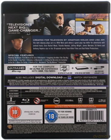 Westworld: Season 1 [3xBlu-Ray 4K]+[3xBlu-Ray]