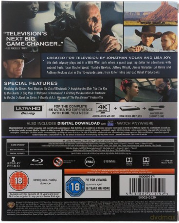 Westworld: Season 1 [3xBlu-Ray 4K]+[3xBlu-Ray]