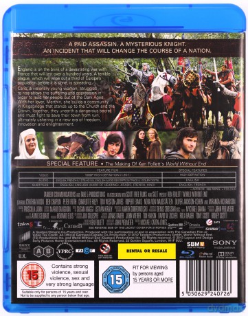 World Without End - Complete Mini Series (Świat bez końca) [2xBlu-Ray]
