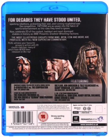 WWE - Presents Wrestlings Greatest Factions [2xBlu-Ray]