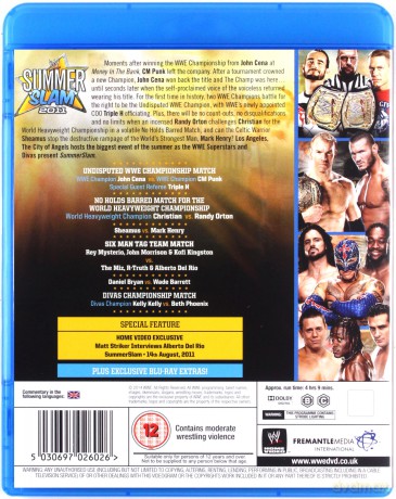 WWE - Summerslam 2011 [Blu-Ray]