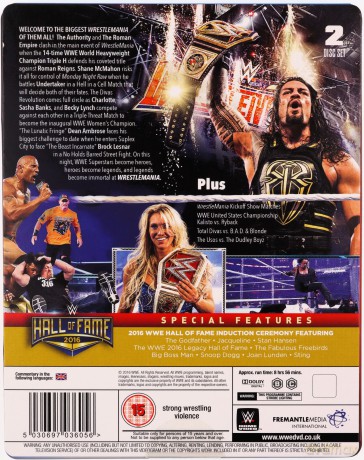 WWE - Wrestlemania 32 (steelbook) [2xBlu-Ray]