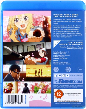 Your Lie in April Part 1 [2xBlu-Ray]
