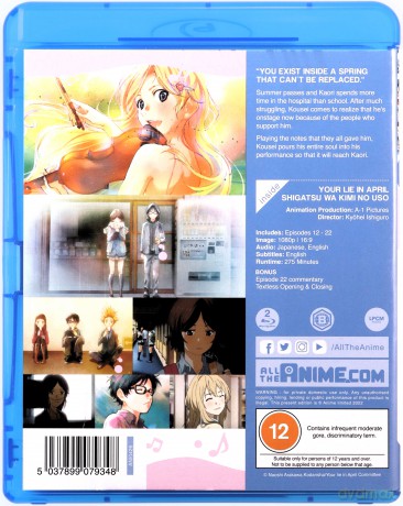 Your Lie in April Part 2 [2xBlu-Ray]