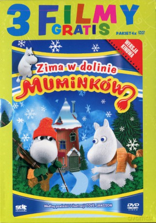 Zima w dolinie Muminków + 3 FILMY GRATIS [BOX] [4DVD]