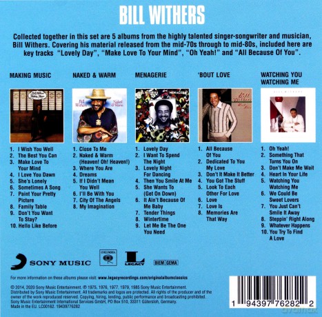 Bill Withers: Original Album Classics [5CD]