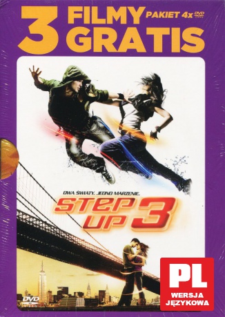 Step Up 3 + 3 FILMY GRATIS [BOX] [4DVD]