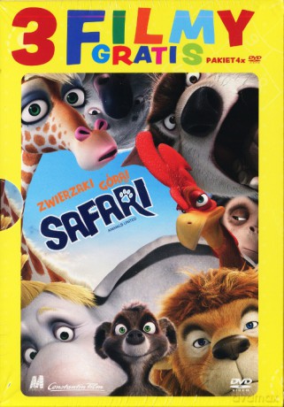 Safari + 3 FILMY GRATIS [BOX] [4DVD]