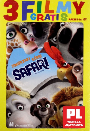 Safari + 3 FILMY GRATIS [BOX] [4DVD]