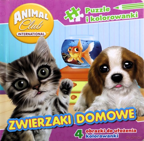 Animal Club. Puzzle i kolorowanki [KSIĄŻKA]