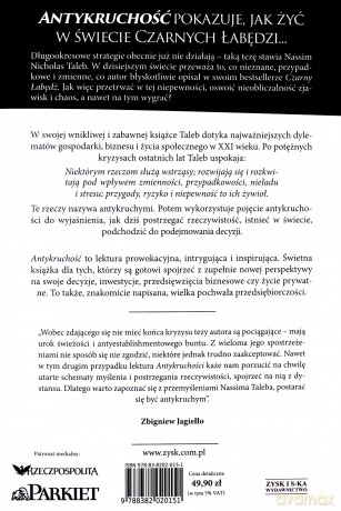 Antykruchość Jak żyć w świecie, którego nie rozumiemy - Nicholas Taleb Nassim [KSIĄŻKA]