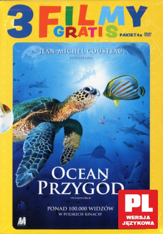 Ocean przygód + 3 FILMY GRATIS [BOX] [4DVD]