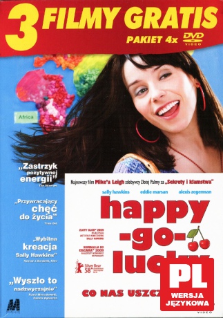Happy-Go-Lucky, czyli co nas uszczęśliwia + 3 FILMY GRATIS [BOX] [4DVD]