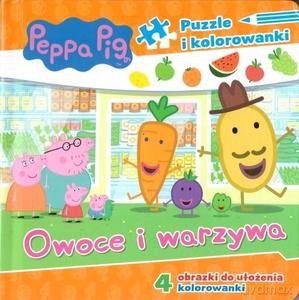 Peppa pig. Puzzle i kolorowanki [KSIĄŻKA]