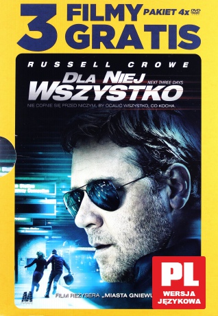 Dla niej wszystko (2010) + 3 FILMY GRATIS [BOX] [4DVD]
