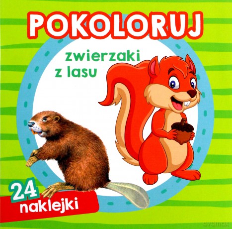 Pokoloruj zwierzaki z lasu [KSIĄŻKA]