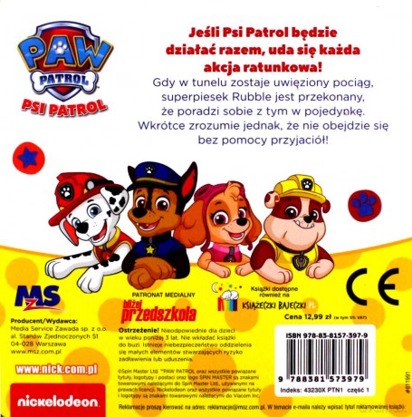 Psi Patrol. Historie z morałem. Razem damy radę [KSIĄŻKA]