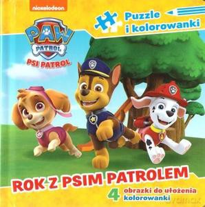 Psi Patrol. Puzzle i kolorowanki [KSIĄŻKA]