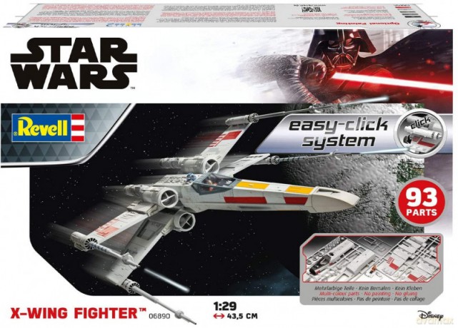 Model plastikowy Star Wars X-Wing Fighter Easy-Click (Gwiezdne Wojny)