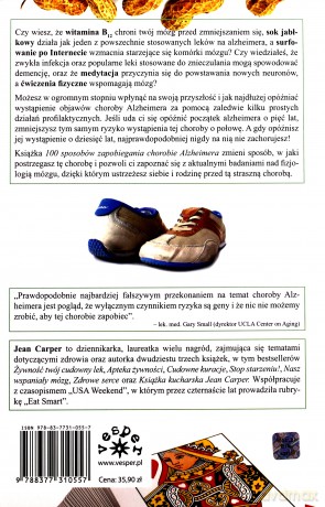 100 sposobów zapobiegania chorobie Alzheimera - Jean Carper [KSIĄŻKA]